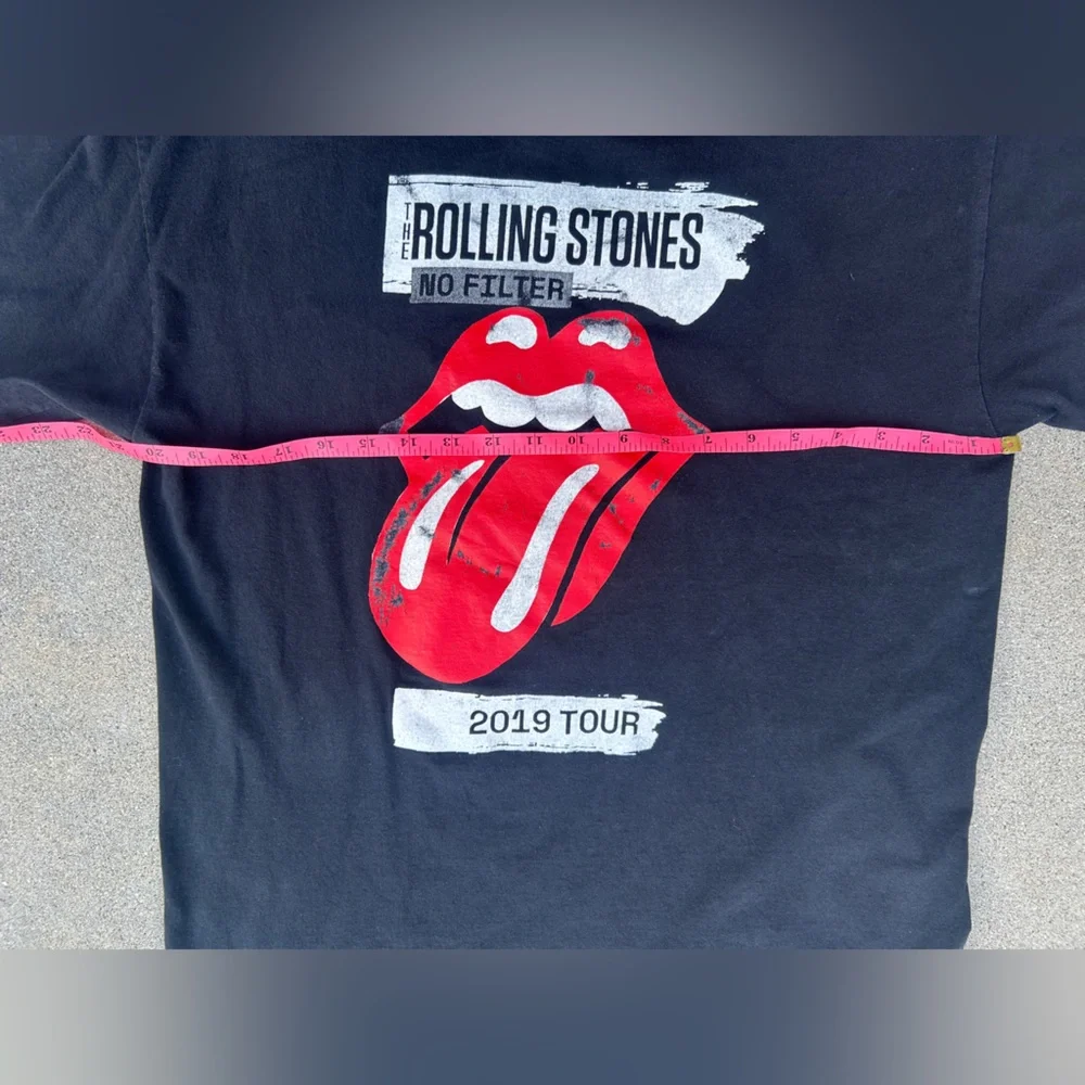 Rolling Stones T-Shirt Heavyweight 100% Cotton Men Size Large Made in Mexico - Picture 4 of 9